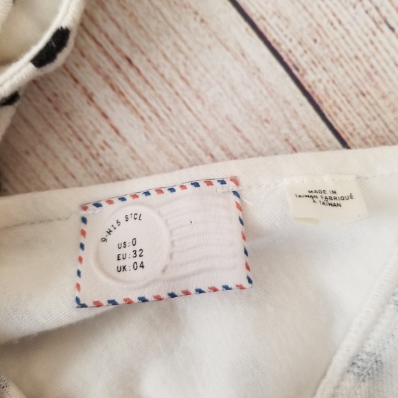 Anthropologie Postmark Black and White Polka Dot Dress - Picture 4 of 8